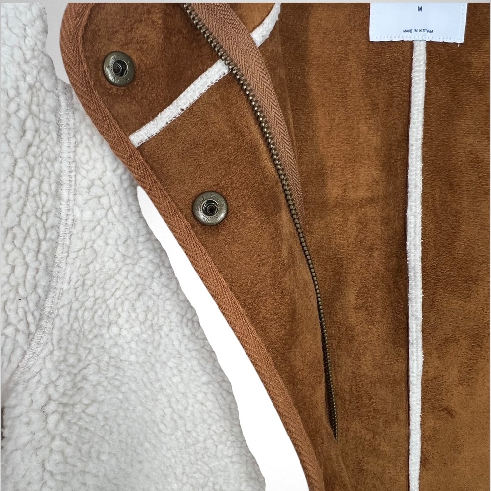 OLD NAVY Faux Sherpa Coat‎ Jacket M - Picture 8 of 10